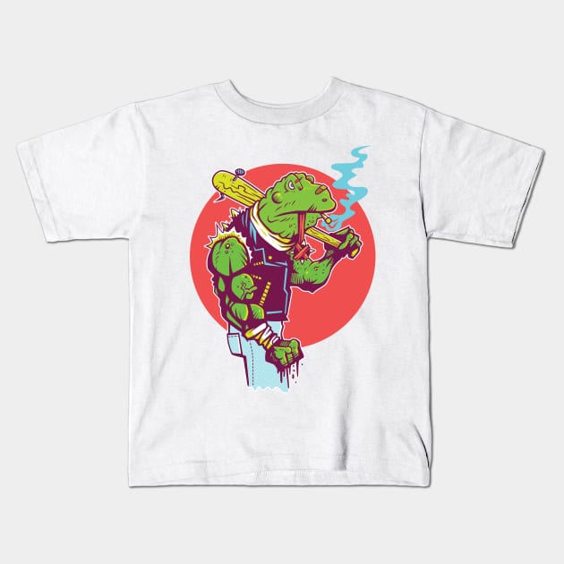 Bullfrog Bruiser Kids T-Shirt by strangethingsa